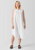 Washed Organic Cotton Poplin Sleeveless Dress