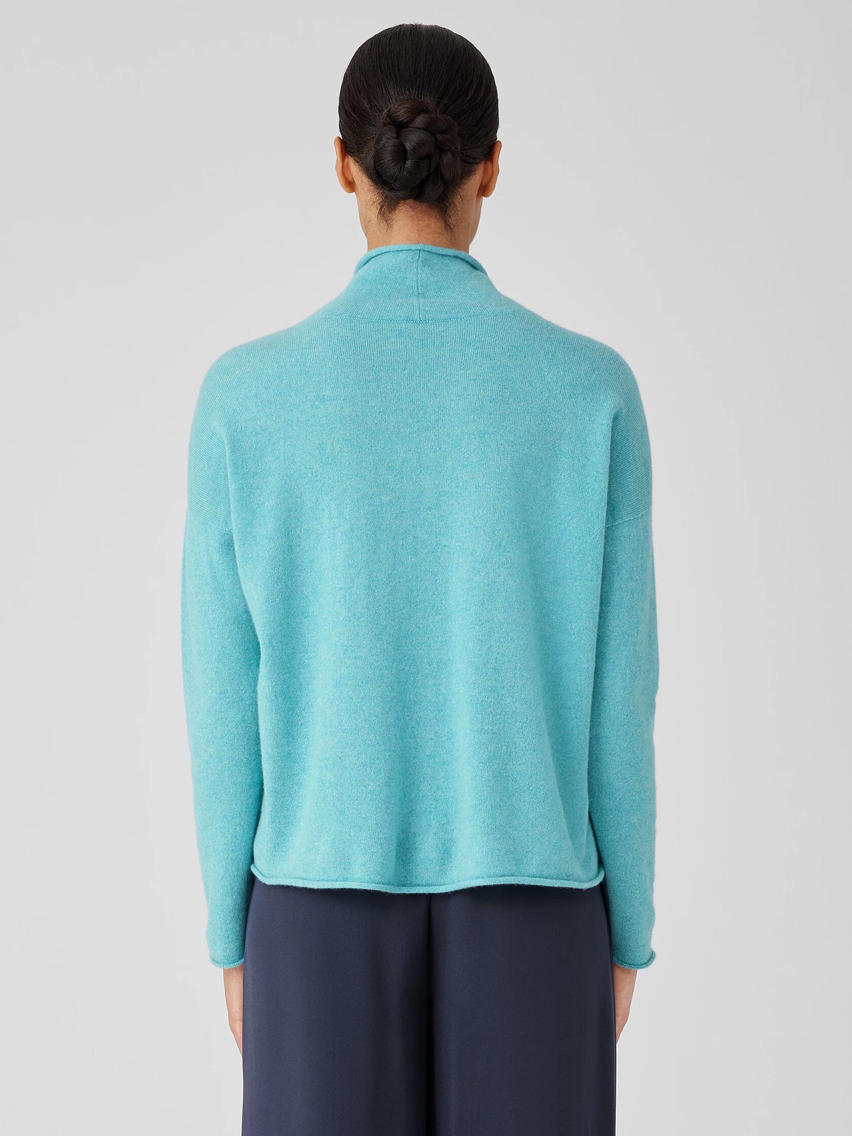 Italian Cashmere Turtleneck Top