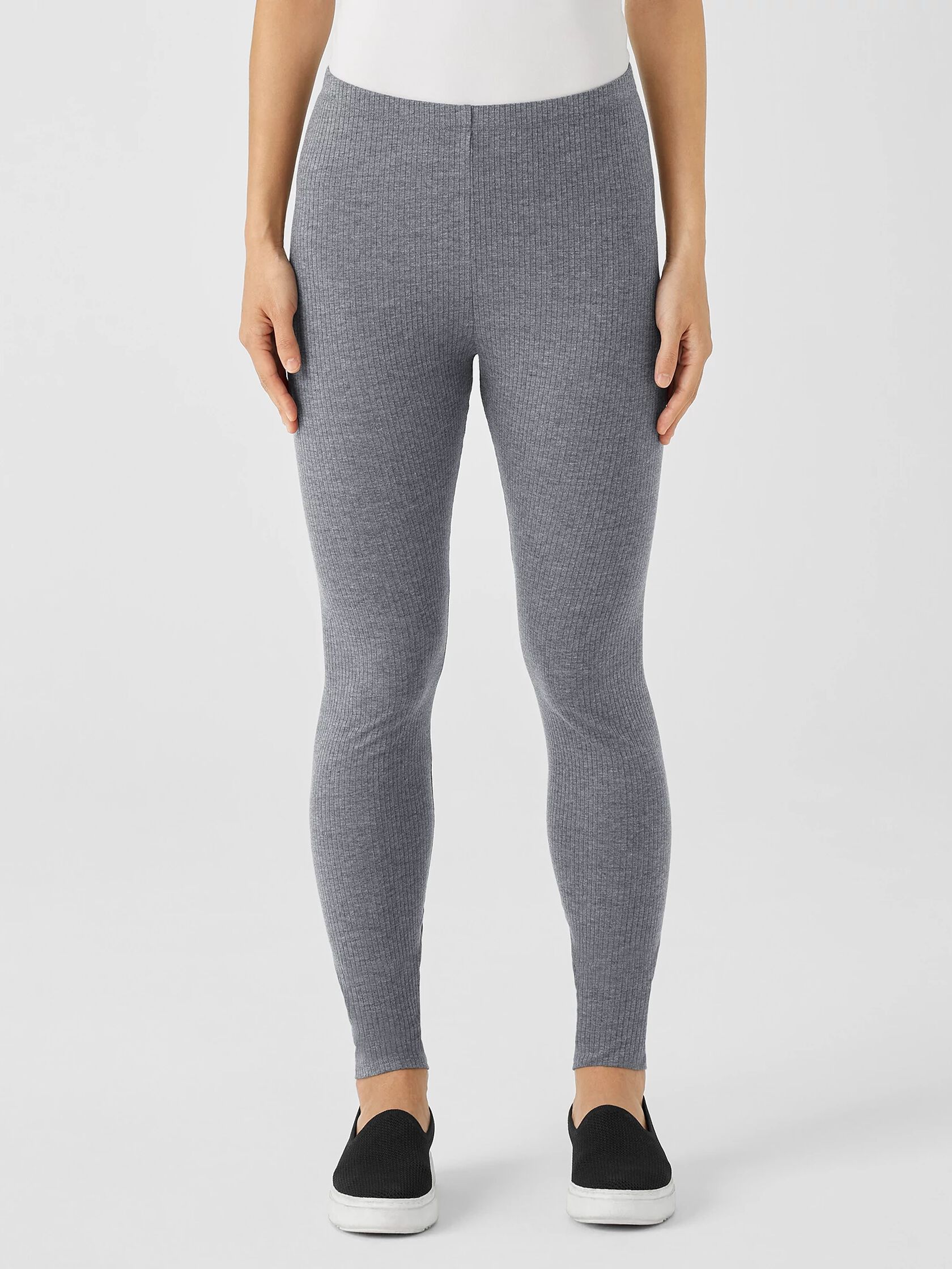 Cozy Ribbed Leggings - Espresso