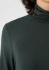 Fine Jersey Scrunch Neck Top