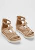 Sola Tumbled Nubuck Leather Sneaker Sandal