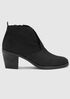 Murphy Intaglio Leather Bootie