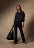 Washable Stretch Crepe Kick Pant