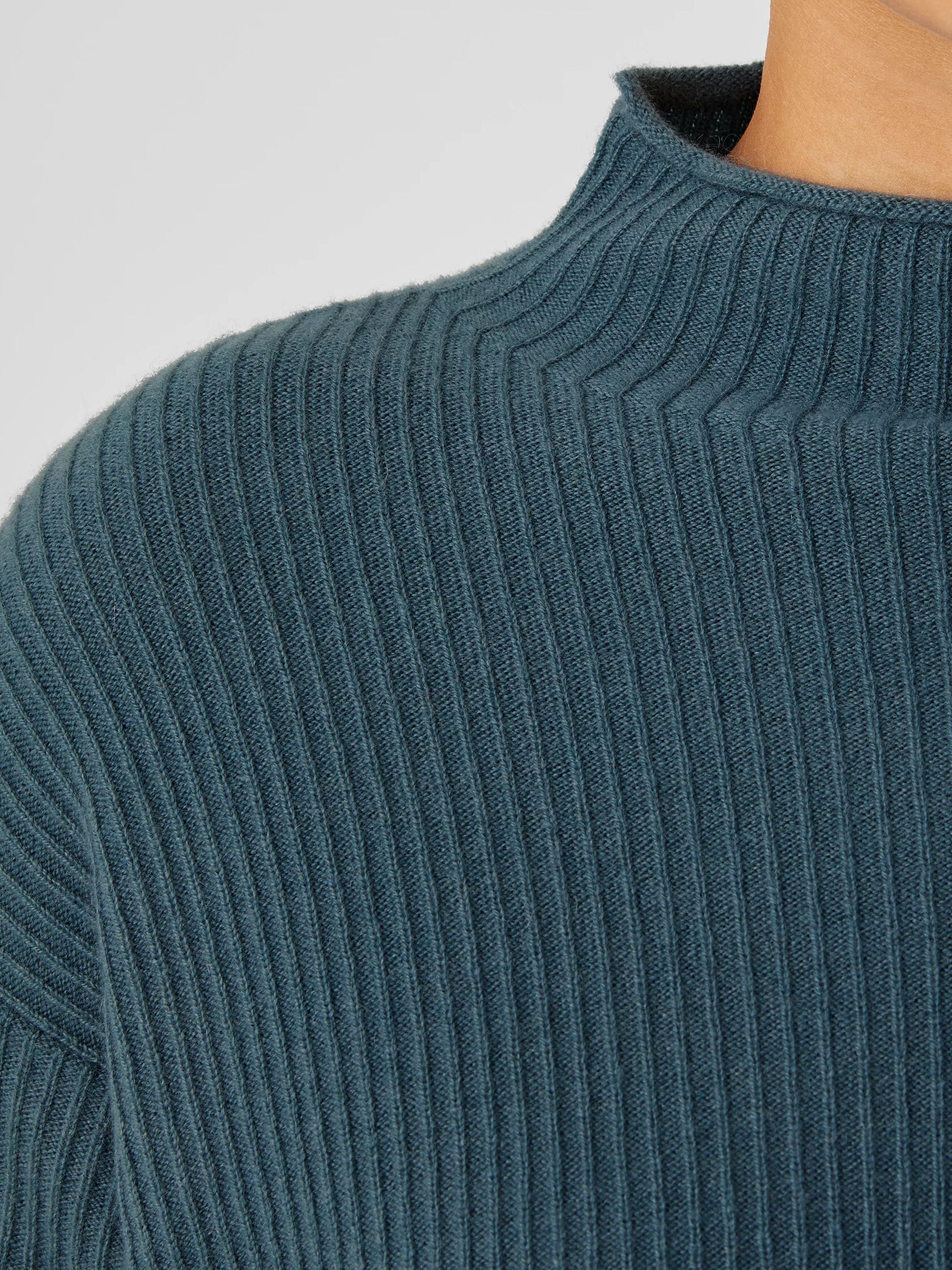 Italian Cashmere Funnel Neck Top