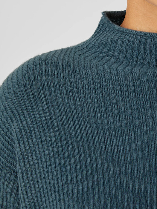 Italian Cashmere Funnel Neck Top
