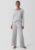 Mélange Organic Cotton Waffle Sleep Pant