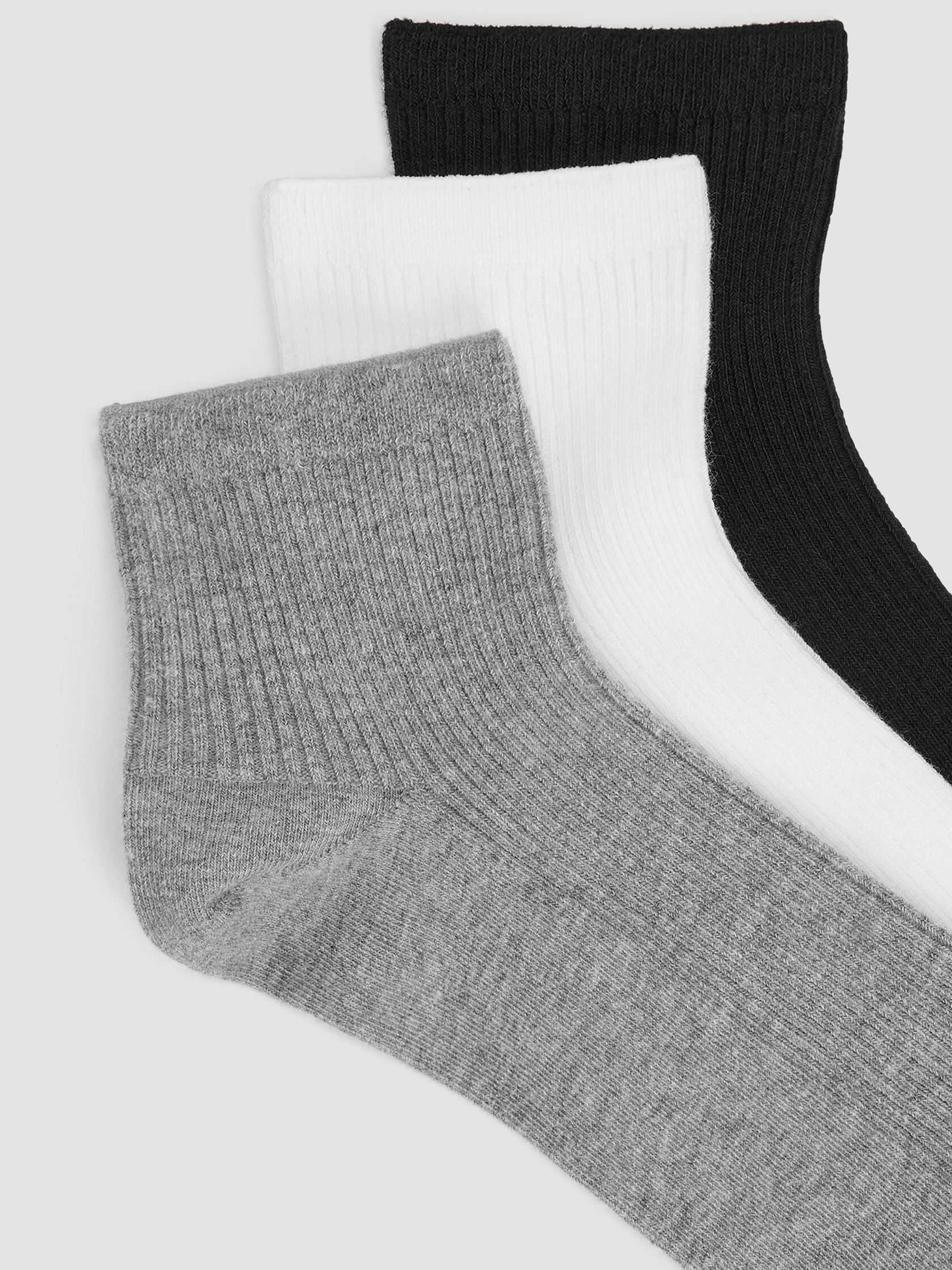 Cotton Ankle Sock 3-Pack
