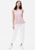 Hemp Organic Cotton Twist Scoop Neck Shell
