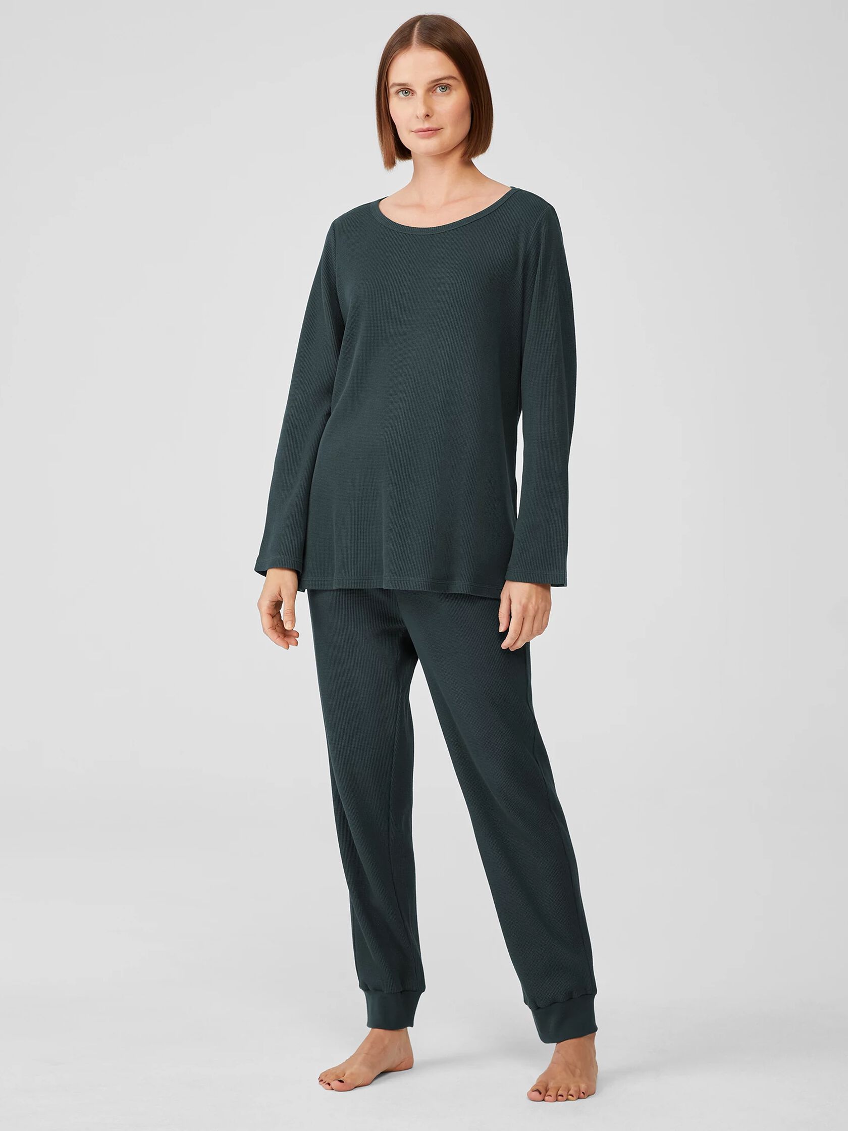 Cozy Organic Cotton Thermal Jogger Pant