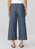 Airy Organic Cotton Twill Wide-Leg Pant