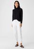 Organic Cotton Hemp Tapered Ankle Pant