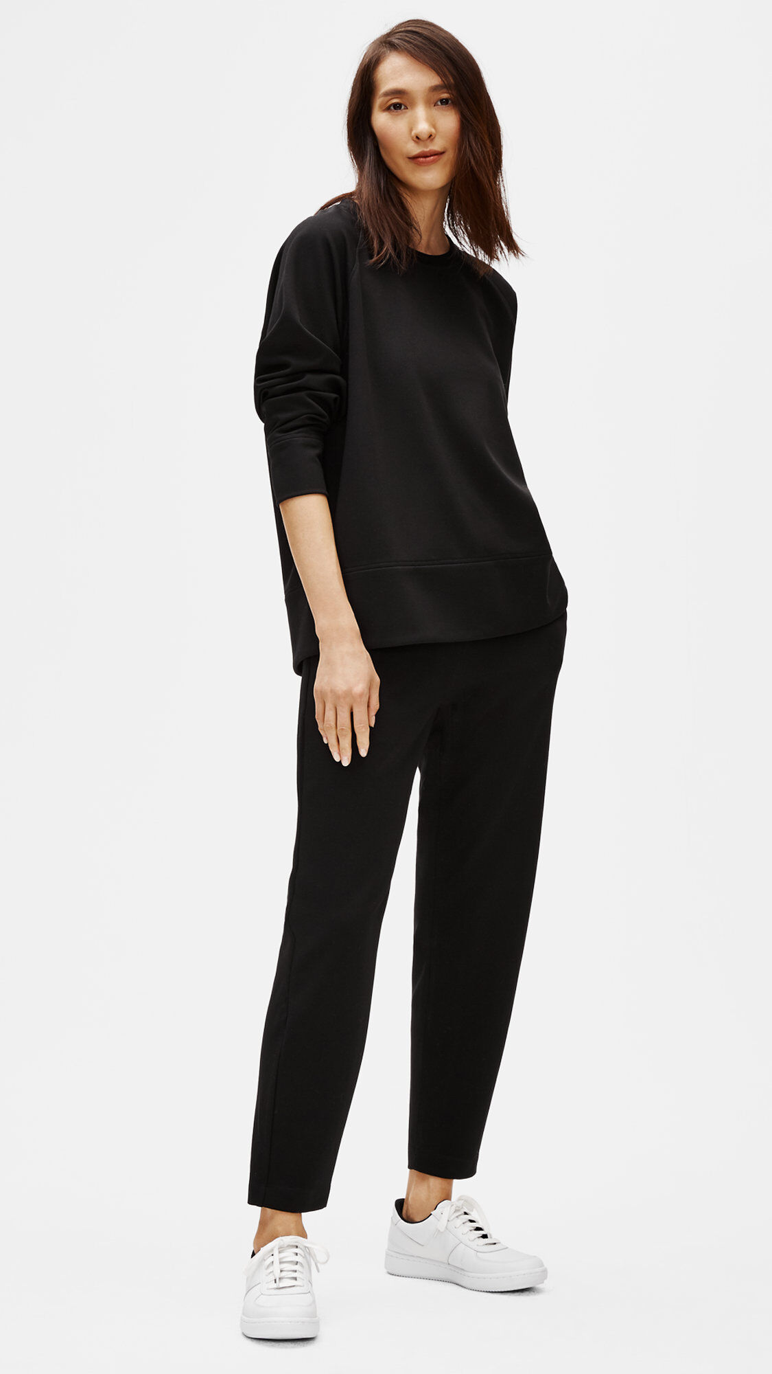 Flex Tencel Ponte Slouchy Pant