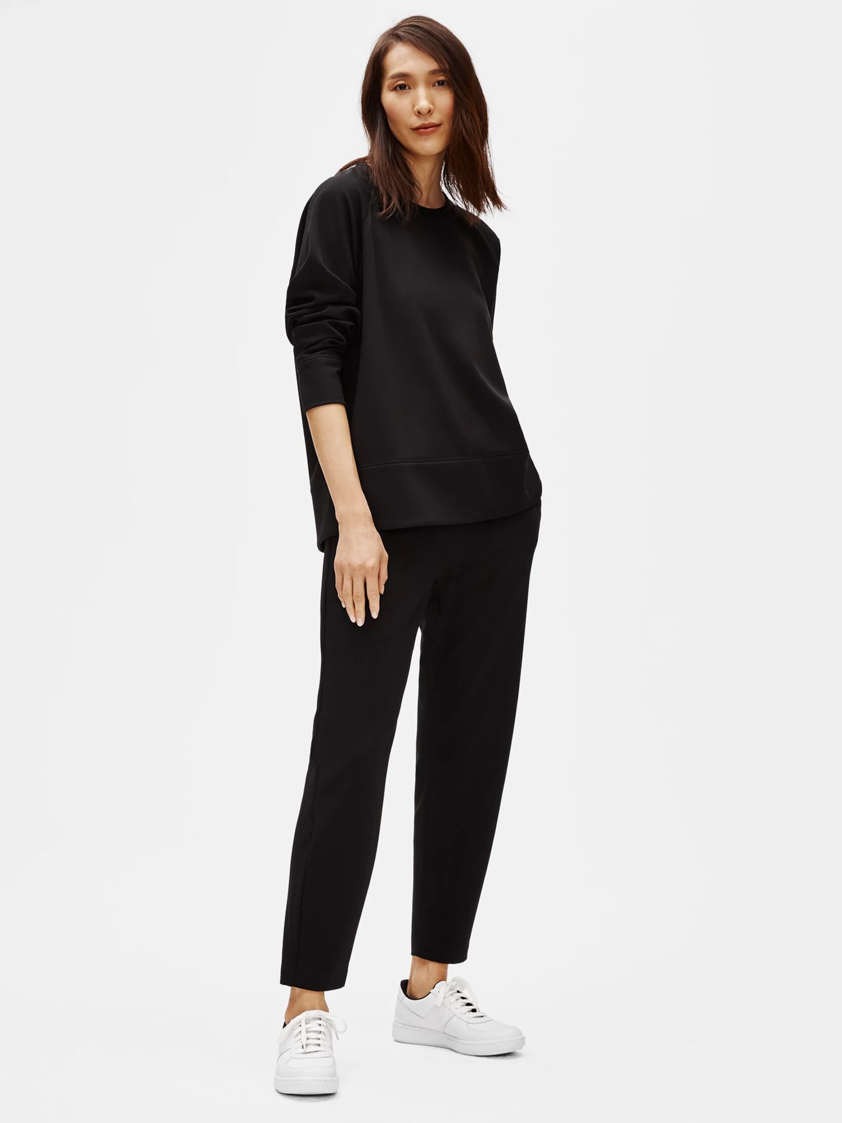 Flex Tencel Ponte Slouchy Pant