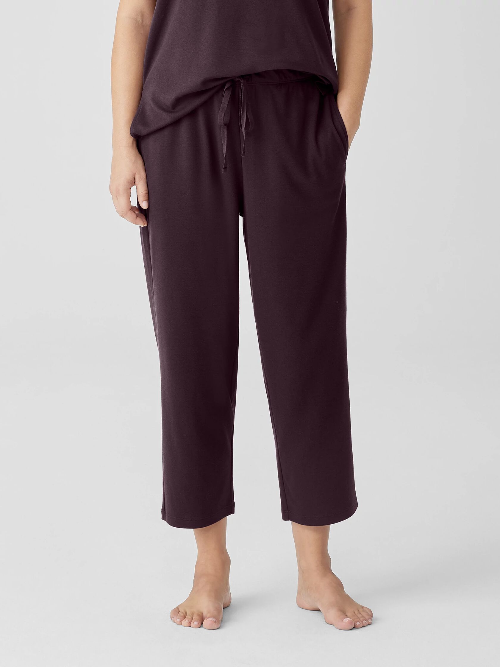 Cozy Organic Cotton Interlock Slouchy Pant