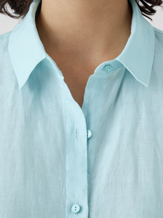 Organic Handkerchief Linen Classic Collar Shirt