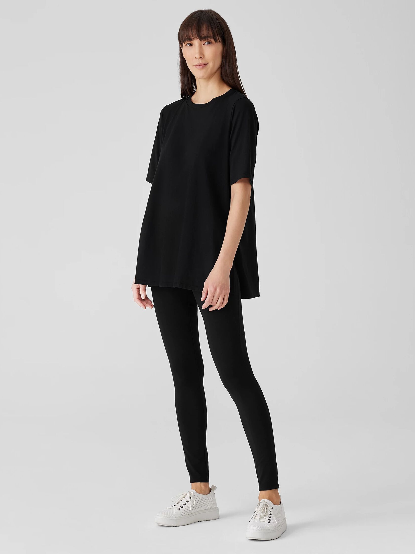 Organic Pima Cotton Jersey Long Tee