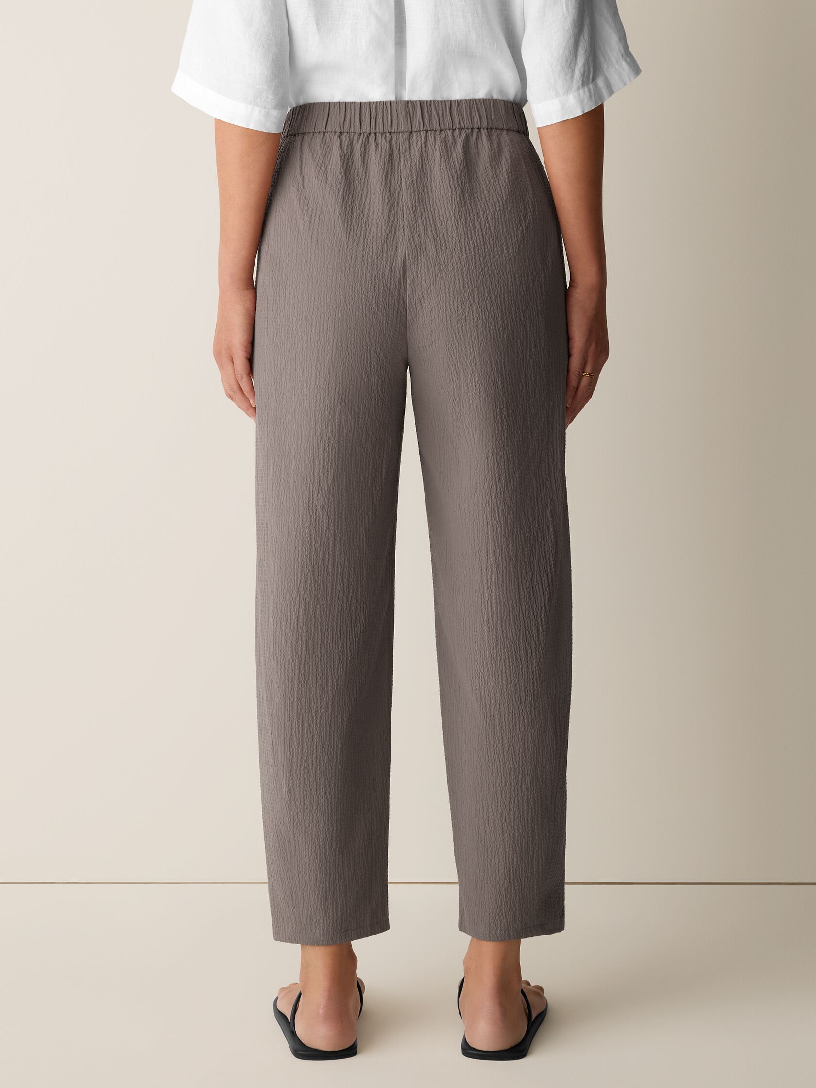 Organic Cotton Pucker Lantern Pant