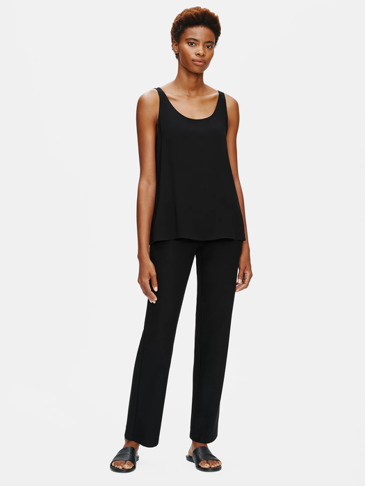 System Stretch Crepe Straight Pant