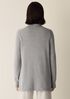 Cotton & Recycled Cashmere Turtleneck Long Top