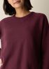 Fine Felted Wool Crew Neck Top in Regenerative Wool