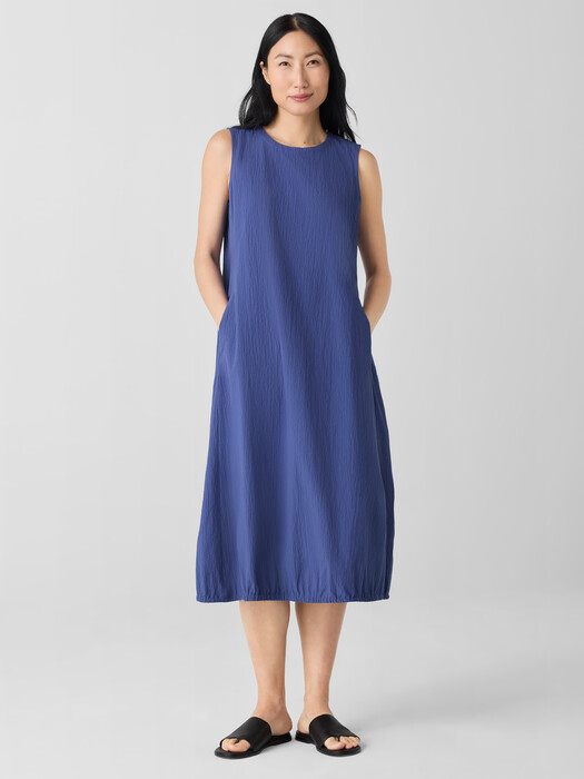 Organic Cotton Pucker Lantern Dress