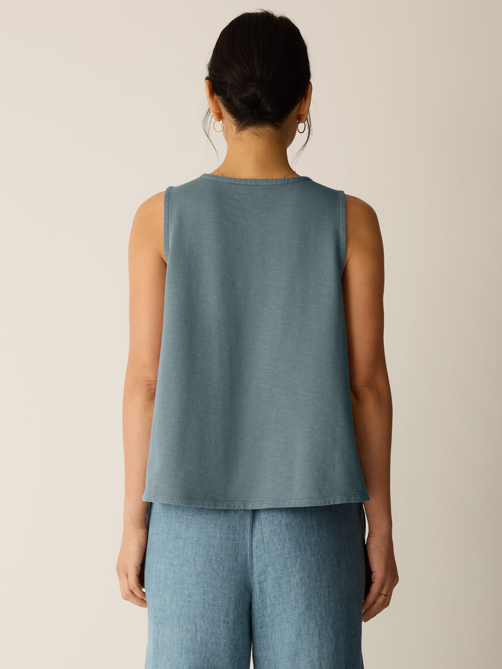 Garment-Dyed Organic Cotton Terry Shell