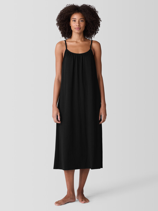 Organic Cotton Interlock Cami Sleep Dress | EILEEN FISHER Organic Cotton Interlock Cami Sleep Dress | EILEEN FISHER