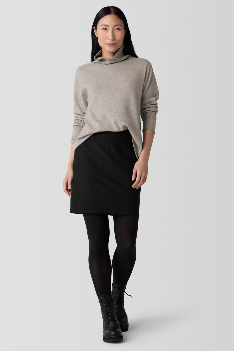 Washable Stretch Crepe Mini Skirt Washable Stretch Crepe Mini Skirt