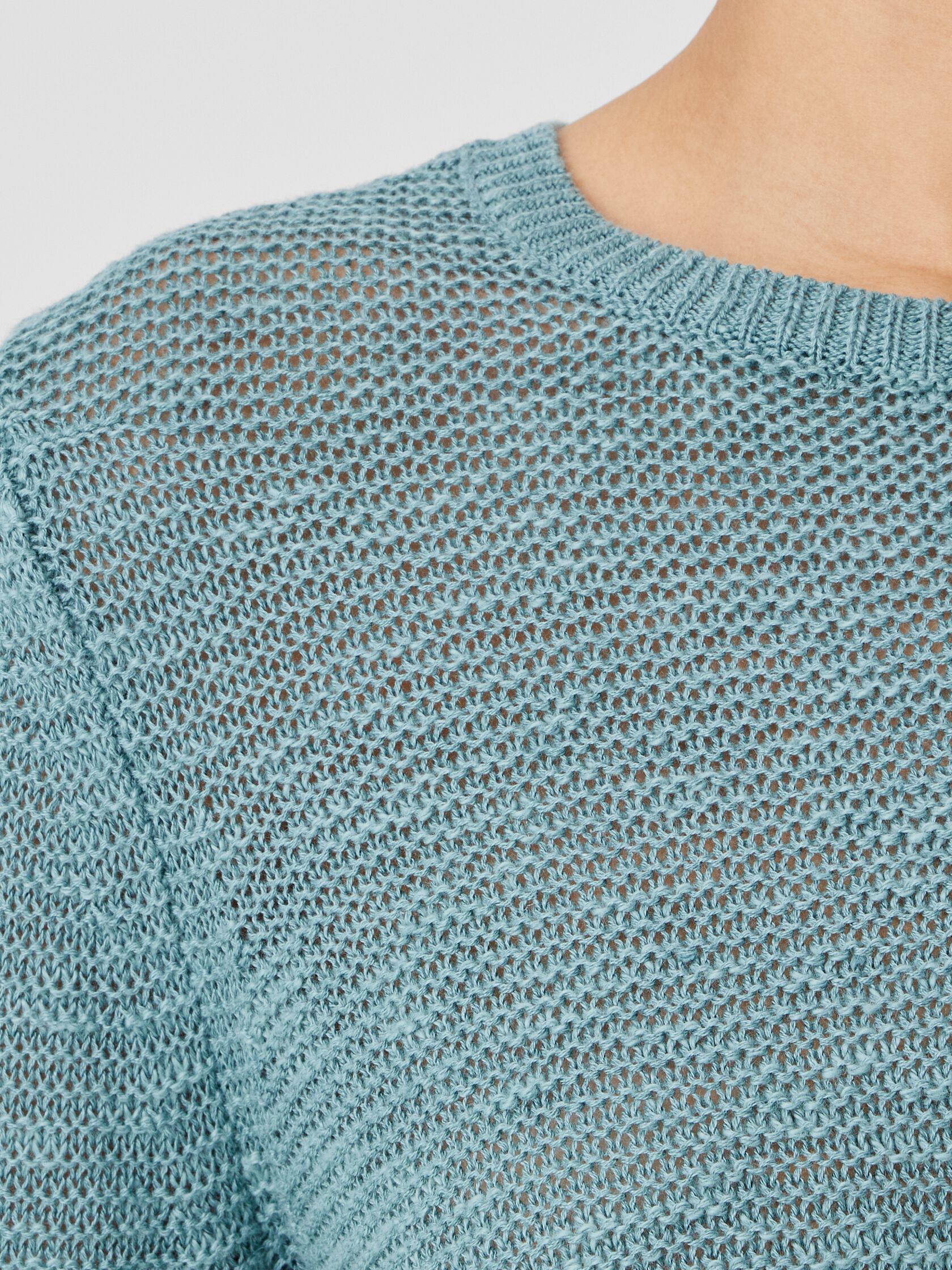 Organic Linen Cotton Crew Neck Top