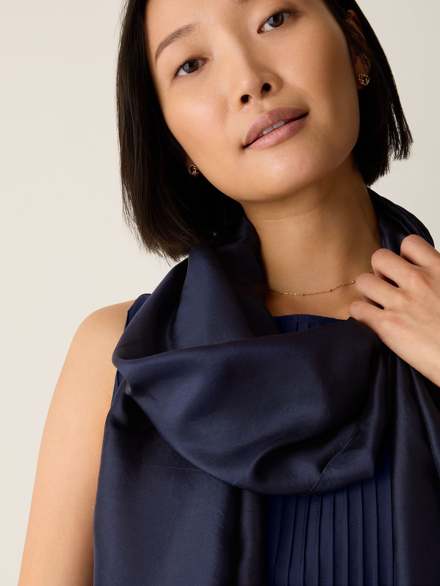 Washed Organic Silk Scarf