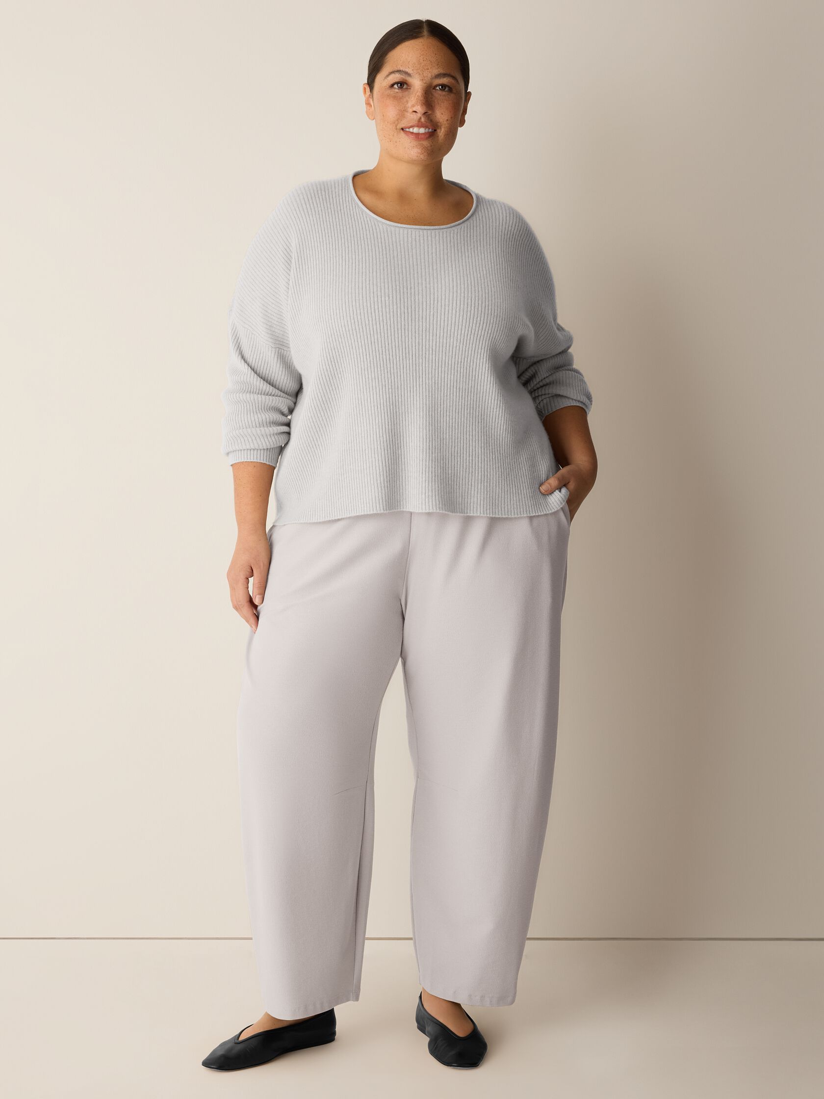 Italian Cashmere Crew Neck Top