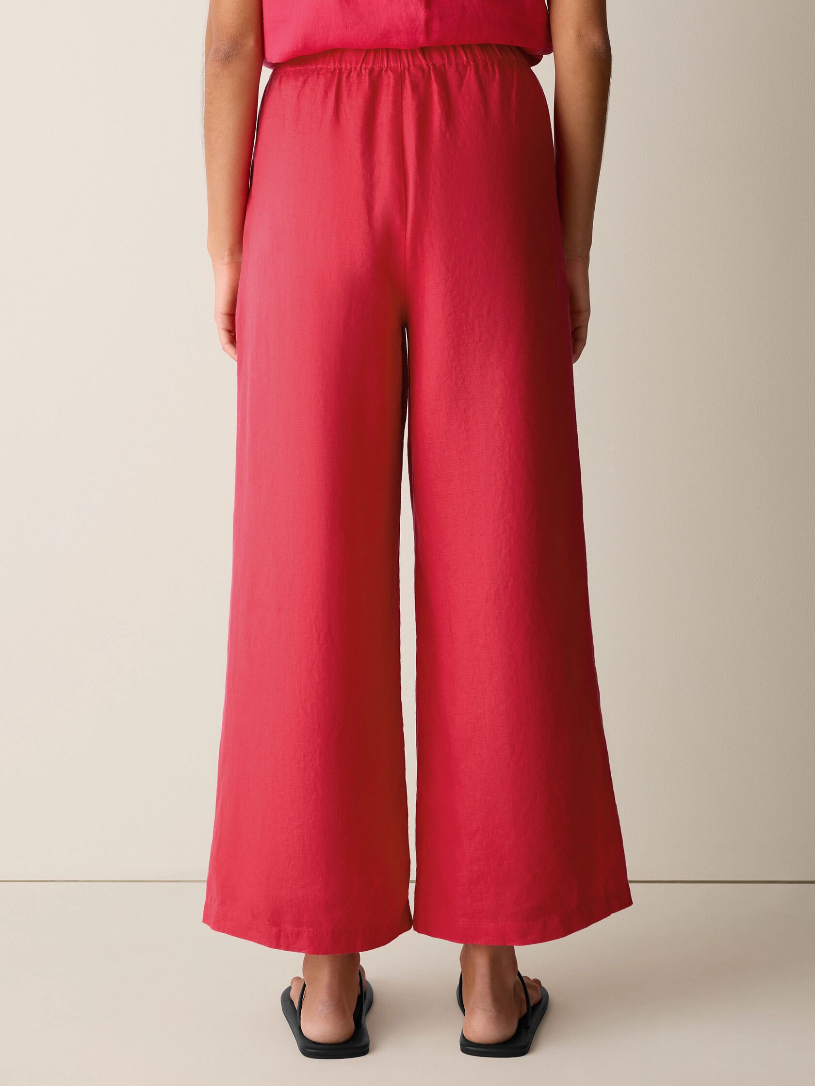 Organic Linen Wide-Leg Pant