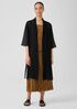 Sheer Silk Georgette High Collar Jacket