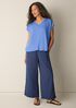 Organic Linen Jersey V-Neck Tee