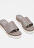 Touch Leather Flatform Sandal