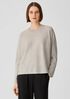 Washable Wool Crepe Top in Regenerative Wool