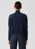 Merino Jersey Turtleneck Top in Regenerative Wool