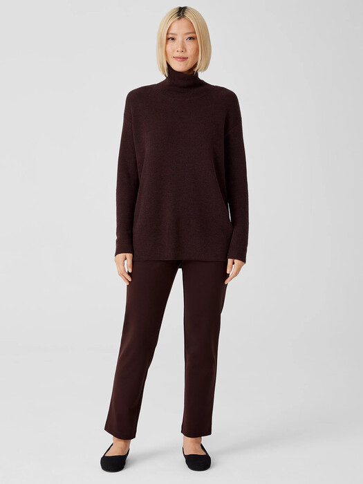 Merino Turtleneck Top in Responsible Wool