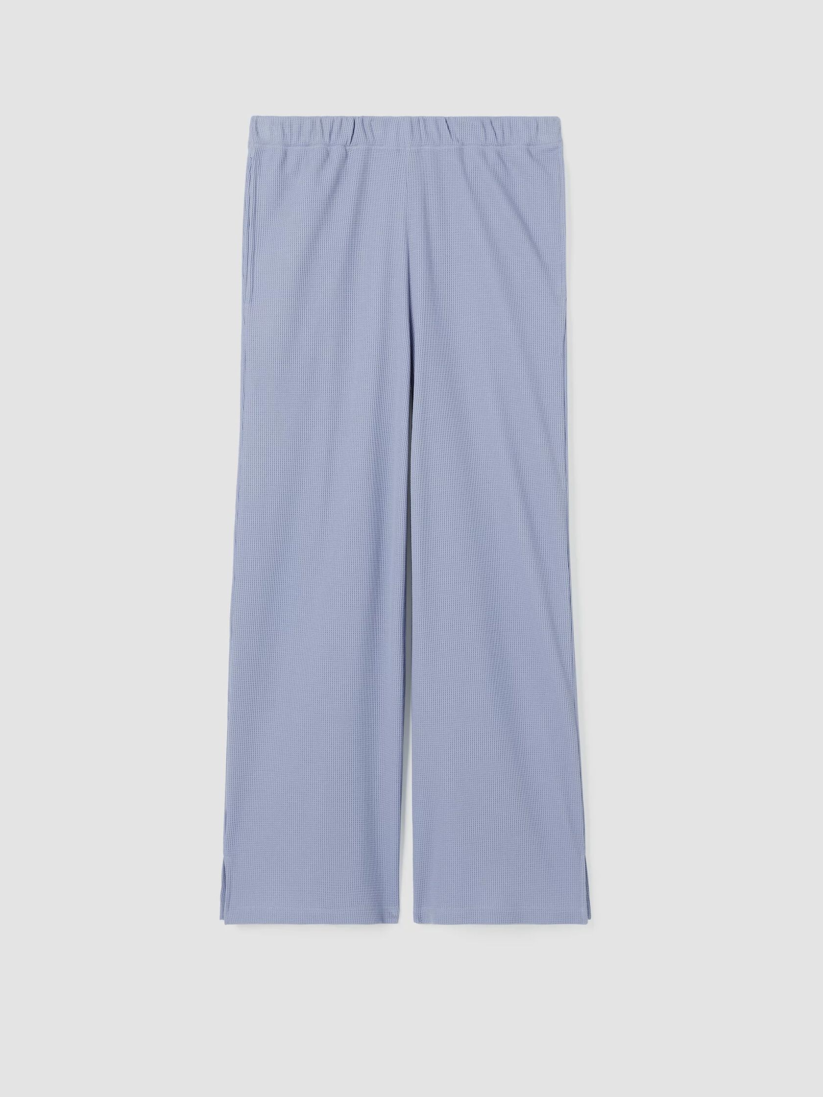Cozy Organic Cotton Thermal Wide-Leg Pant