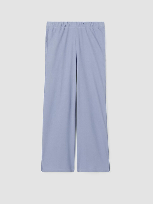 Cozy Organic Cotton Thermal Wide-Leg Pant