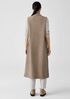 Lightweight Boiled Wool Long Vest in Responsible Wool