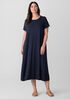 Fine Jersey Lantern Dress