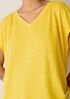 Organic Linen Jersey V-Neck Tee