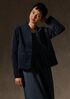 Organic Cotton Stretch Corduroy High Collar Jacket
