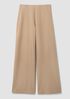 Felted Wool Jersey Wide-Leg Pant in Regenerative Wool