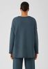 Organic Cotton French Terry Crew Neck Top