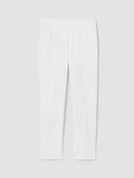 Washable Stretch Crepe Pant with Slits