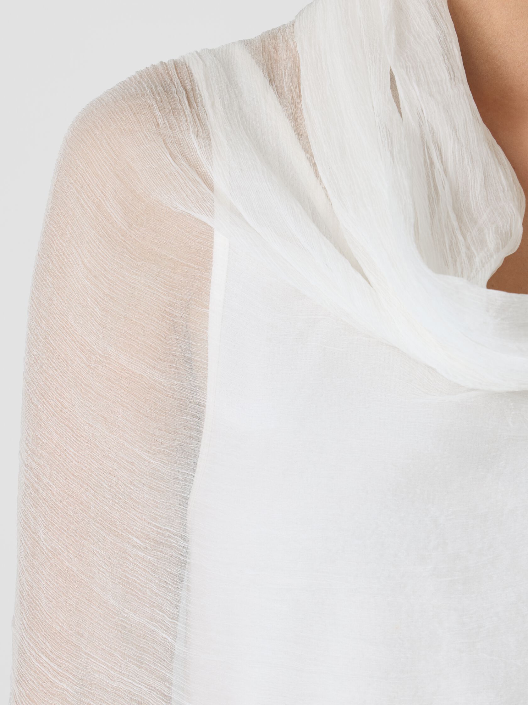 Textured Maltinto Silk Scarf