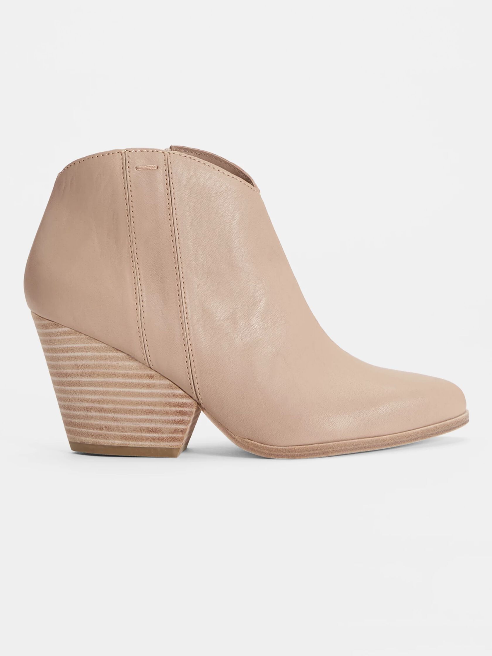 Trail Leather Ankle Bootie