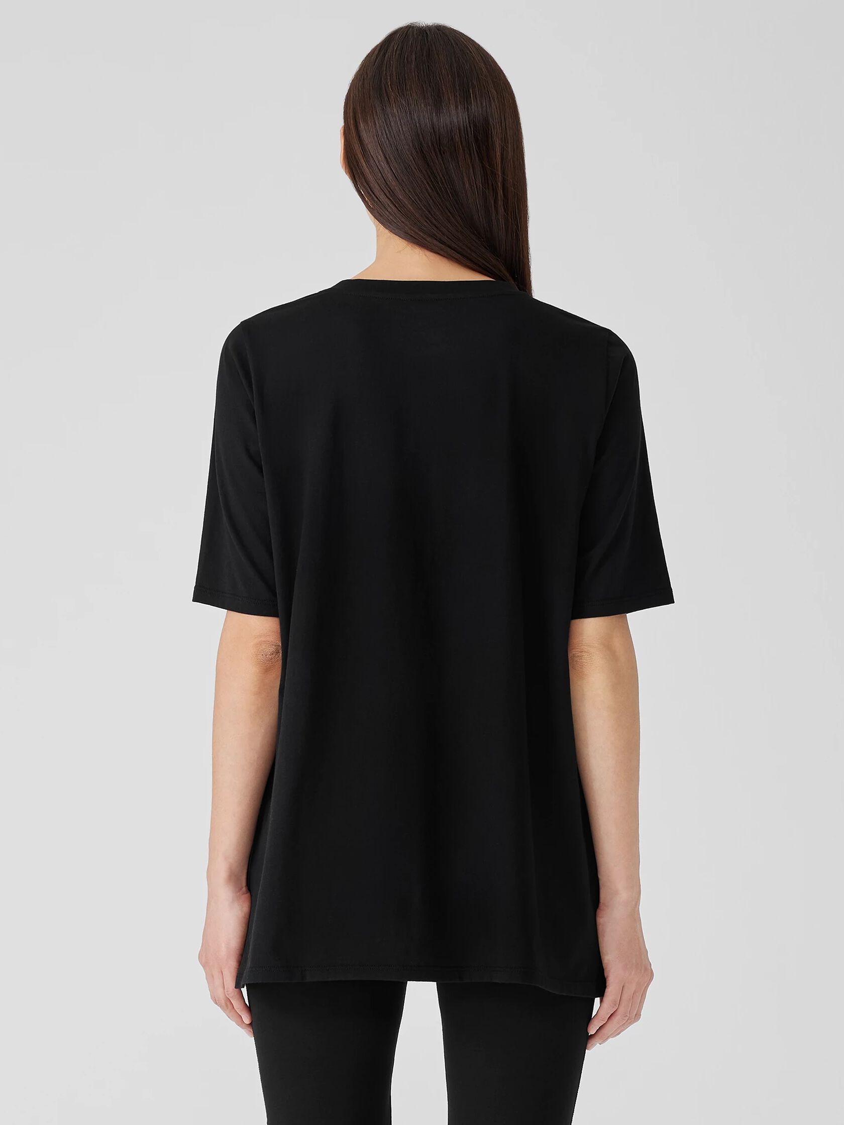 Organic Pima Cotton Jersey Long Tee